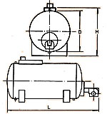 Termotanque horizontal