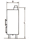 Termotanque vertical