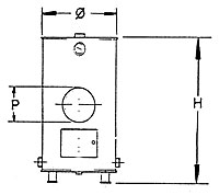 Termotanque vertical